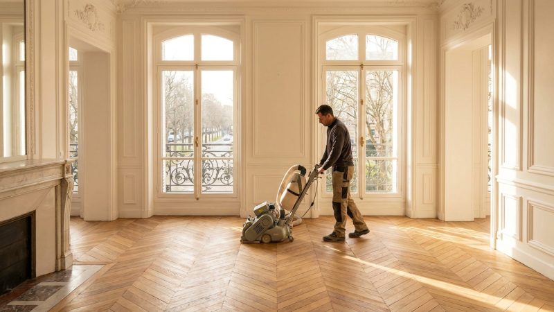 Ponçage de parquet à Paris : comment se formule une prestation ?