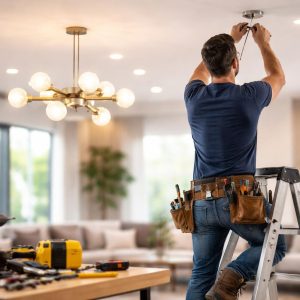 Installer un Luminaire au Plafond : les 5 Étapes