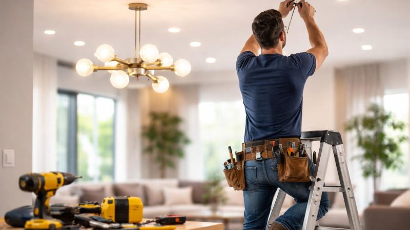 Installer un Luminaire au Plafond : les 5 Étapes