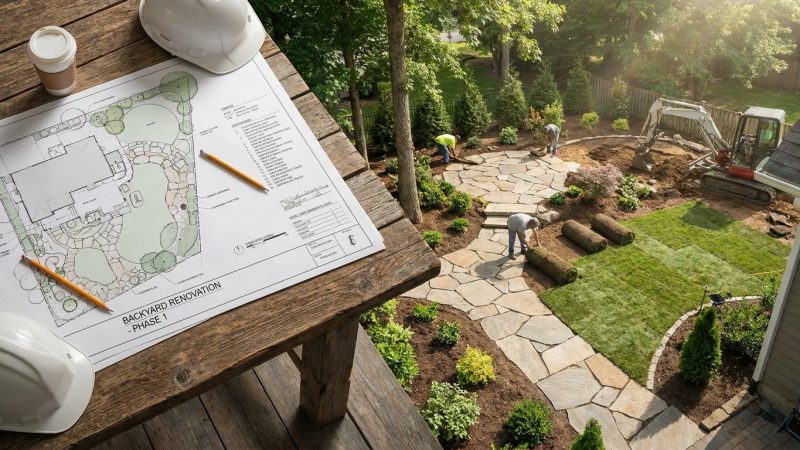 Les étapes indispensables pour réussir la rénovation complète de son terrain