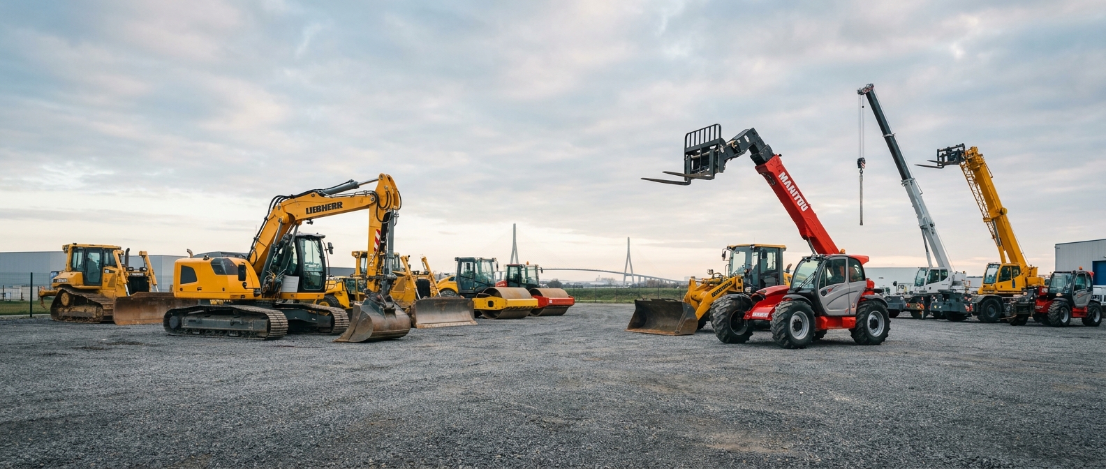Location d&rsquo;engins de chantier en Normandie : comment bien choisir son matériel BTP au Havre et alentours
