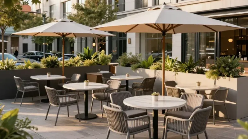 Décoration de terrasse de restaurant : 8 idées pour attirer la clientèle